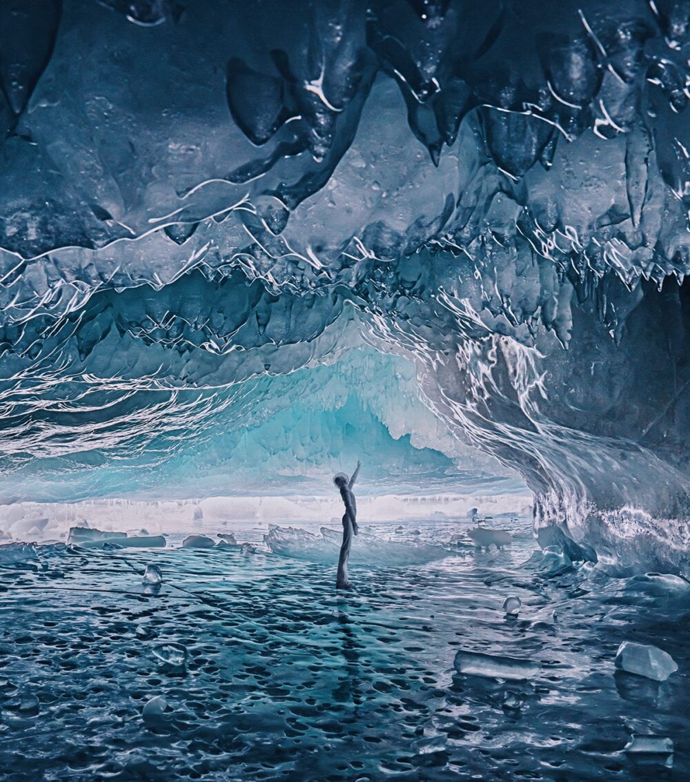 Baikal Fairytale: superb fashion photography series on the frozen waters of Lake Baikal by Kristina Makeeva