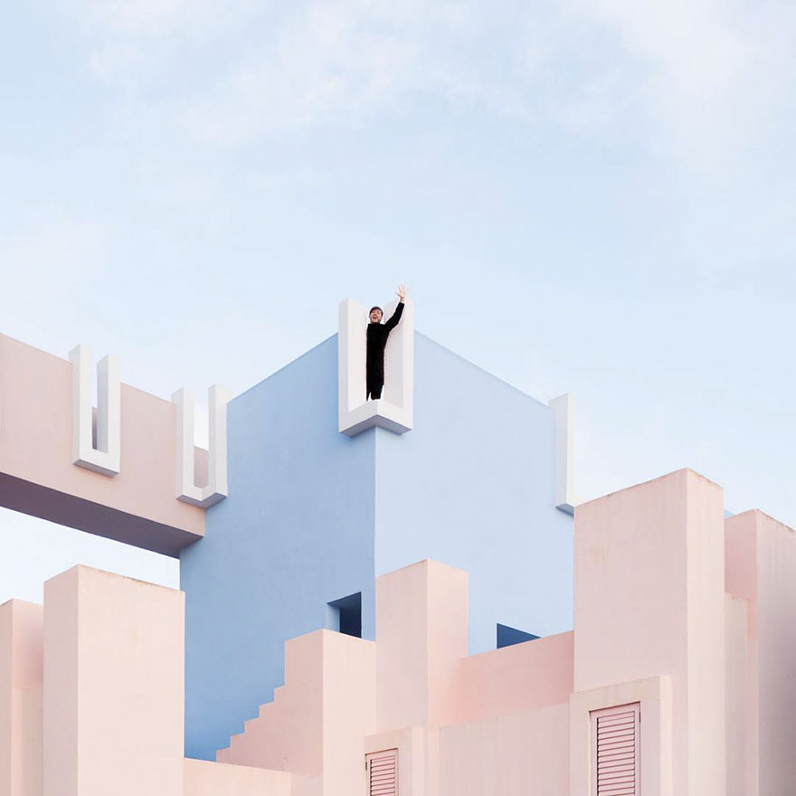 Adorable Pictures Of Two Spanish Photographers Playing With The Geometry And Colors Of Buildings By Anna Devis And Daniel Rueda 10
