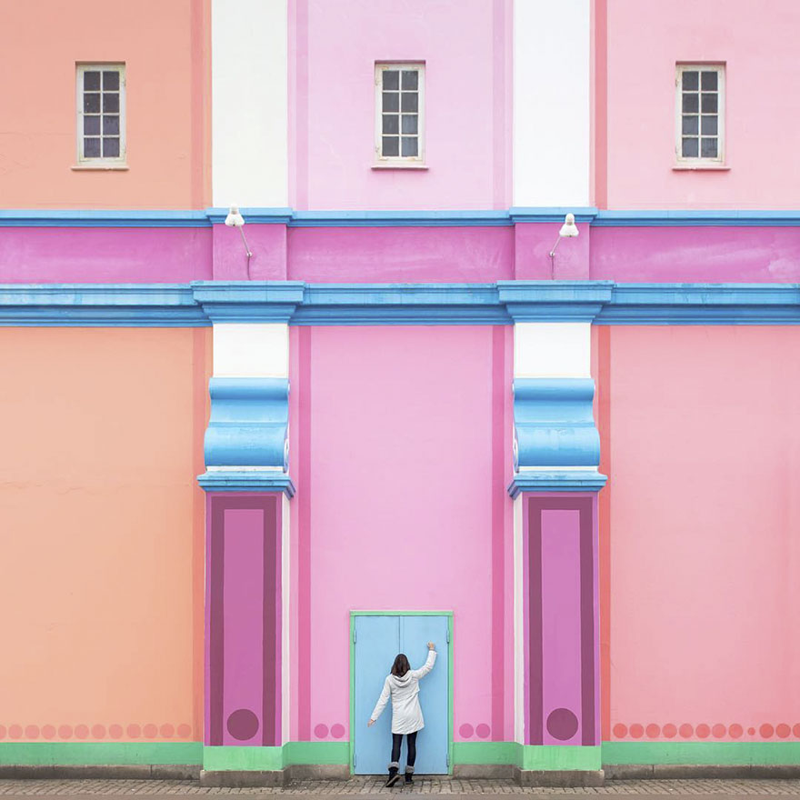 Adorable Pictures Of Two Spanish Photographers Playing With The Geometry And Colors Of Buildings By Anna Devis And Daniel Rueda 18