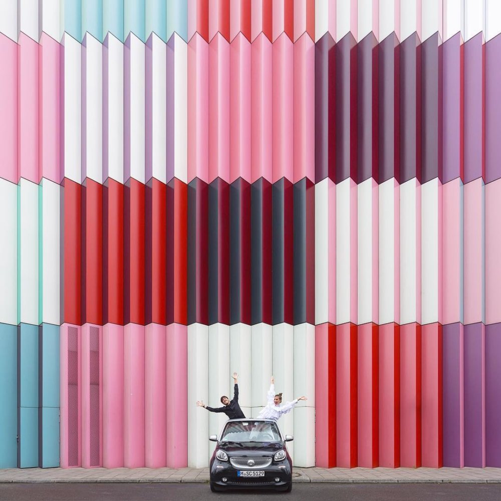 Adorable Pictures Of Two Spanish Photographers Playing With The Geometry And Colors Of Buildings By Anna Devis And Daniel Rueda 1