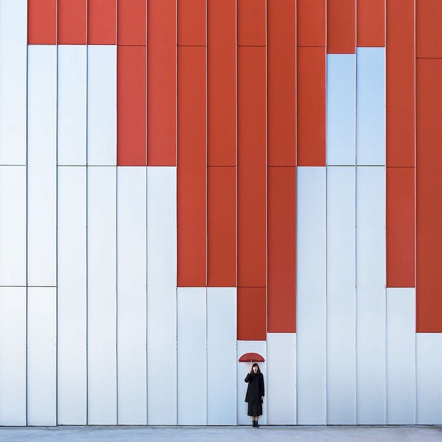 Adorable Pictures Of Two Spanish Photographers Playing With The Geometry And Colors Of Buildings By Anna Devis And Daniel Rueda 1