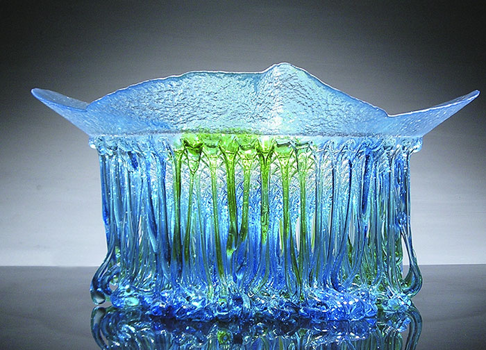 Amazingly Sculptural Jellyfish Dripping Glass Centerpieces By Daniela Forti 16