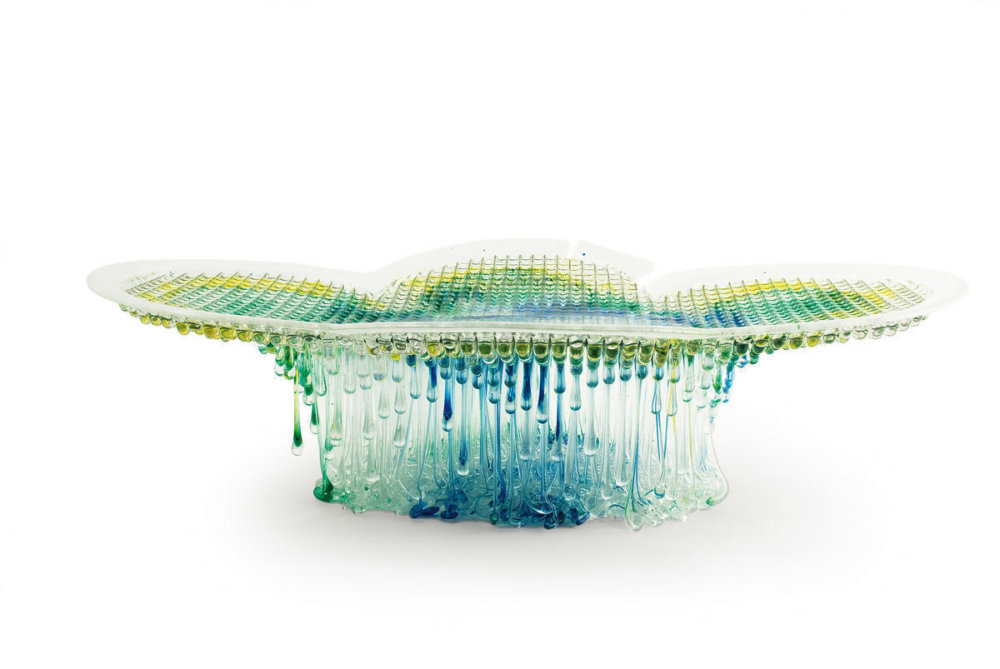 Amazingly Sculptural Jellyfish Dripping Glass Centerpieces By Daniela Forti 6