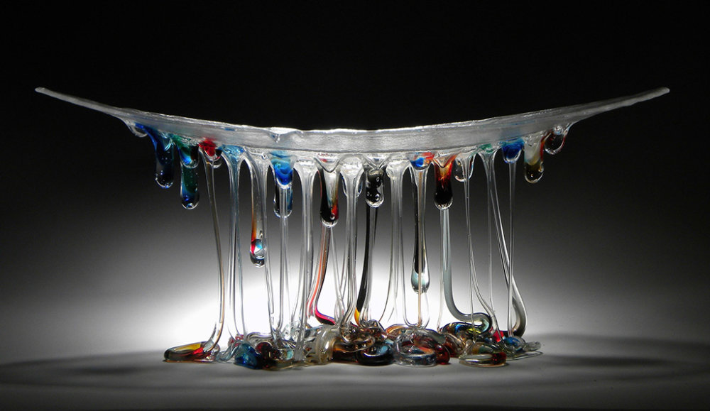 Amazingly Sculptural Jellyfish Dripping Glass Centerpieces By Daniela Forti 8
