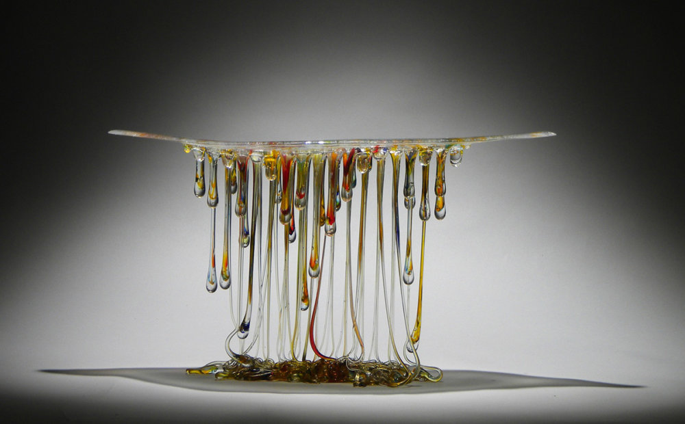 Amazingly Sculptural Jellyfish Dripping Glass Centerpieces By Daniela Forti 9