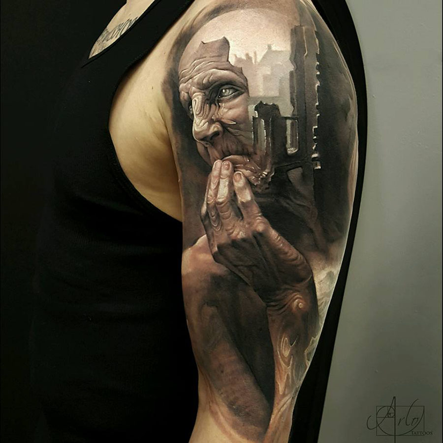 Amazingly Surrealist 3d Tattoos By Arlo Dicristina 16