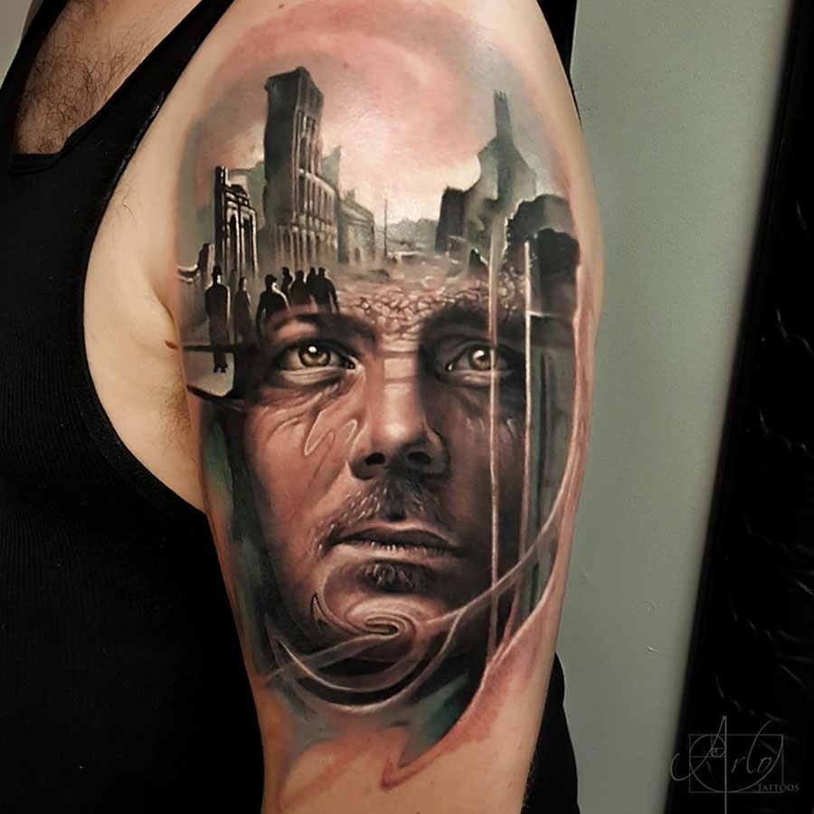 Amazingly Surrealist 3d Tattoos By Arlo Dicristina 3