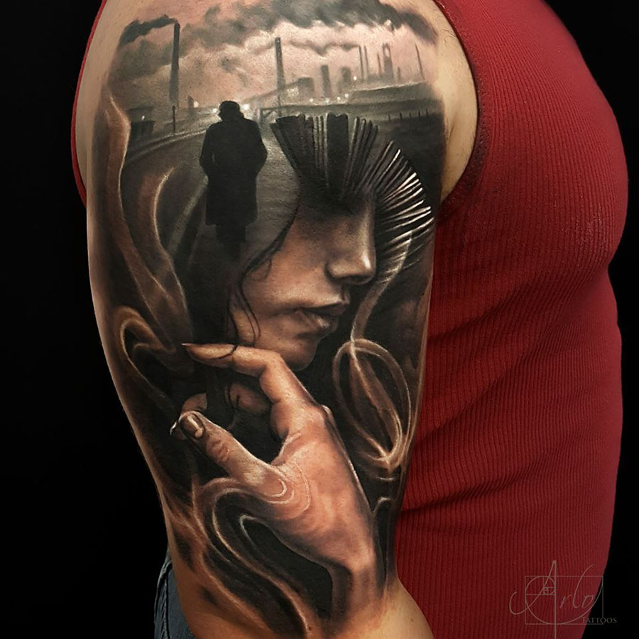 Amazingly Surrealist 3d Tattoos By Arlo Dicristina 6