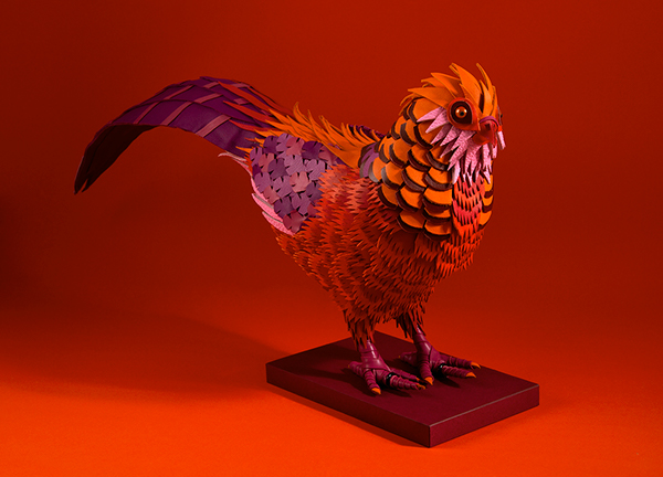 Colorful Sculptures Of Wild Animals Made From Leftover Pieces Of Leather By Lucie Thomas And Thibault Zimmermann 15