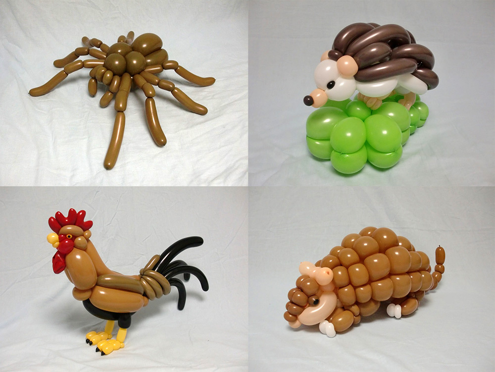 Fantastic Plant And Animal Twisted Balloon Sculptures By Masayoshi Matsumoto 21