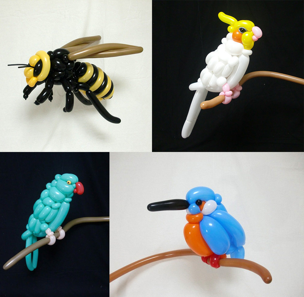 Fantastic Plant And Animal Twisted Balloon Sculptures By Masayoshi Matsumoto 27
