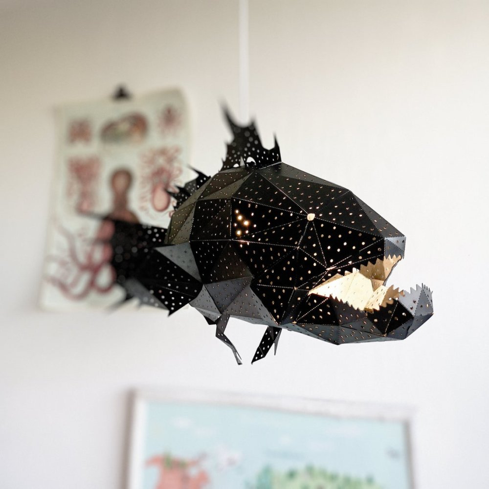 Stunning Pendant Lamps Inspired By Origami And Marine Animals By Vasililights 11