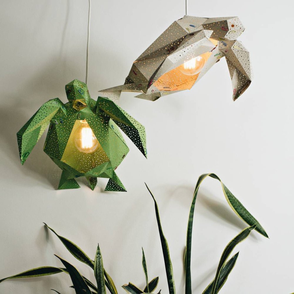 Stunning Pendant Lamps Inspired By Origami And Marine Animals By Vasililights 5
