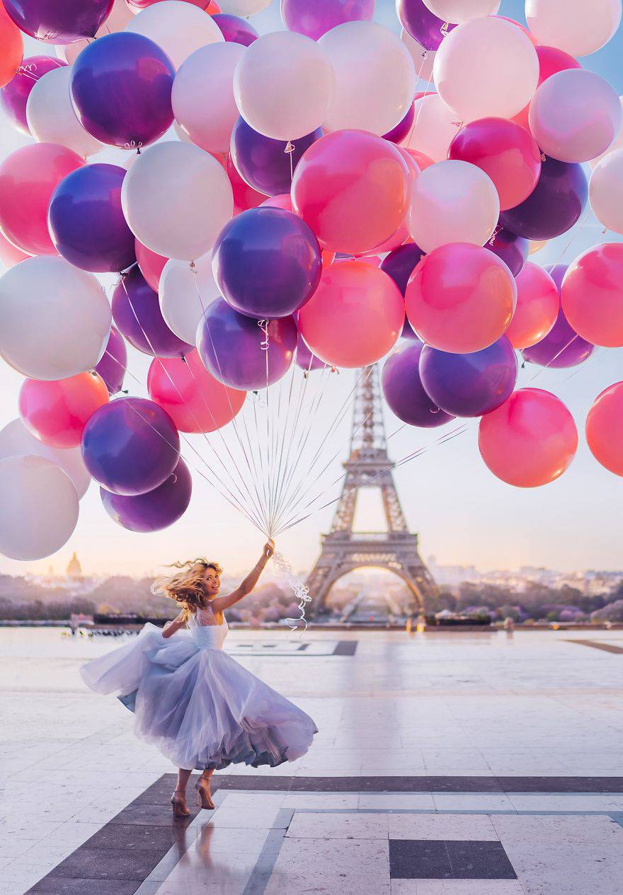 Sublime Photos Of Girls In Ethereal Dresses Against Gorgeous Scenarios Around The World By Kristina Makeeva 2