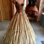 Superb Dress Made From Old Book Covers By Sylvie Facon 6