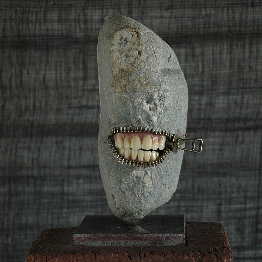 Surprising Intriguing And Funny Stone Sculptures By Hirotoshi Ito 13