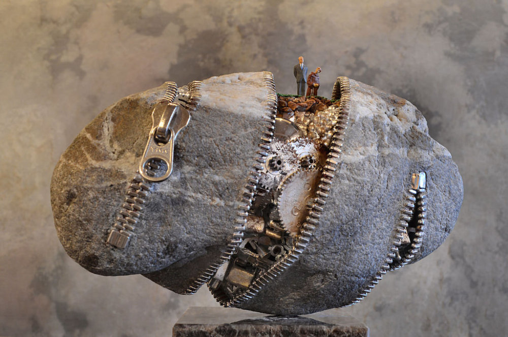 Surprising Intriguing And Funny Stone Sculptures By Hirotoshi Ito 14
