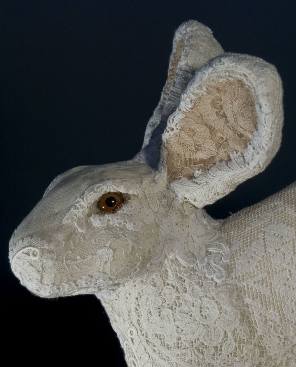 Textile Taxidermy Sculptures Of Animals Made With Antique Fabrics By Donya Coward 13