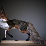 Textile Taxidermy Sculptures Of Animals Made With Antique Fabrics By Donya Coward 15