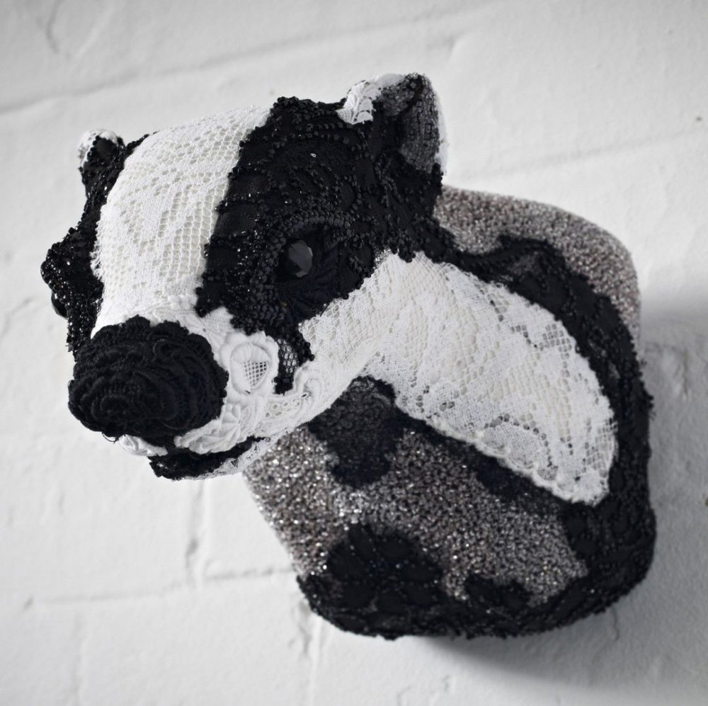 Textile Taxidermy Sculptures Of Animals Made With Antique Fabrics By Donya Coward 24