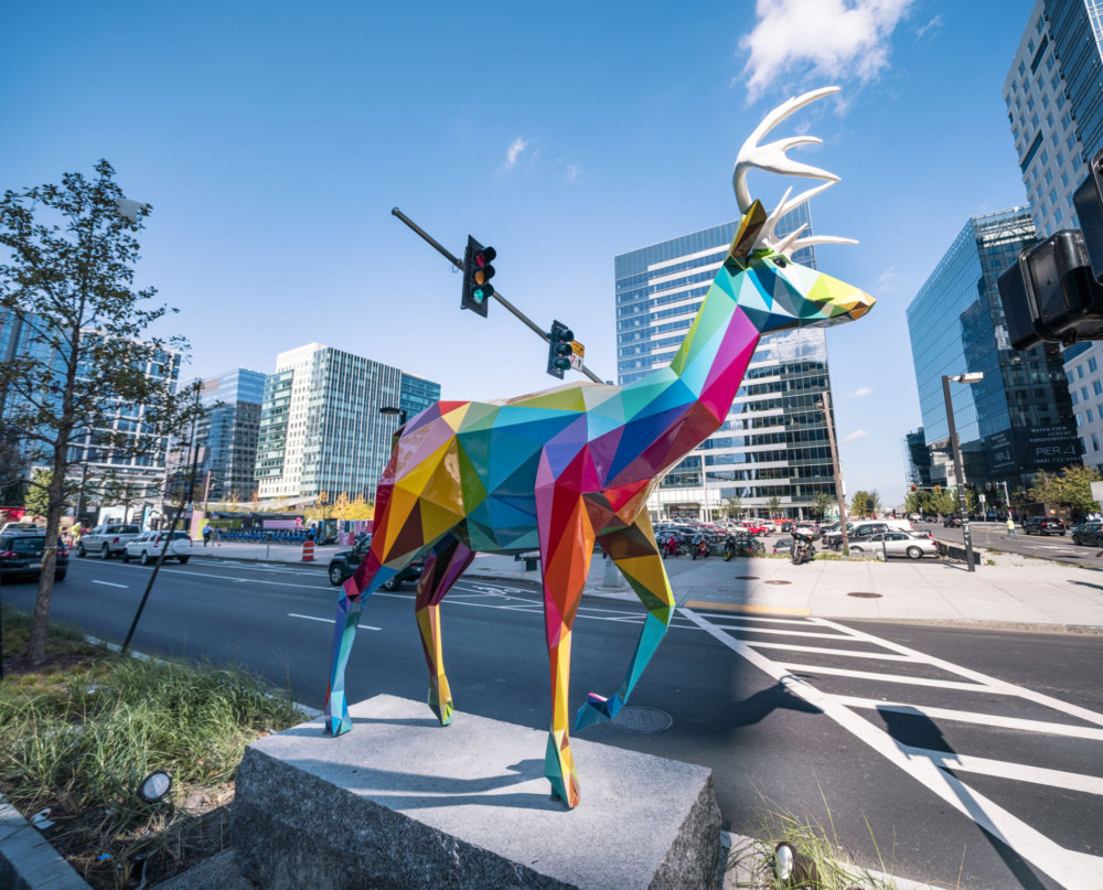 Air Sea And Land An Urban Intervention With Colorful Low Poly Sculptures By Okuda San Miguel 2