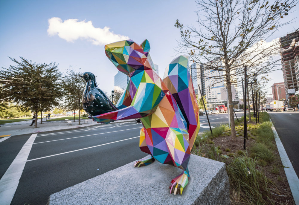 Air Sea And Land An Urban Intervention With Colorful Low Poly Sculptures By Okuda San Miguel 5