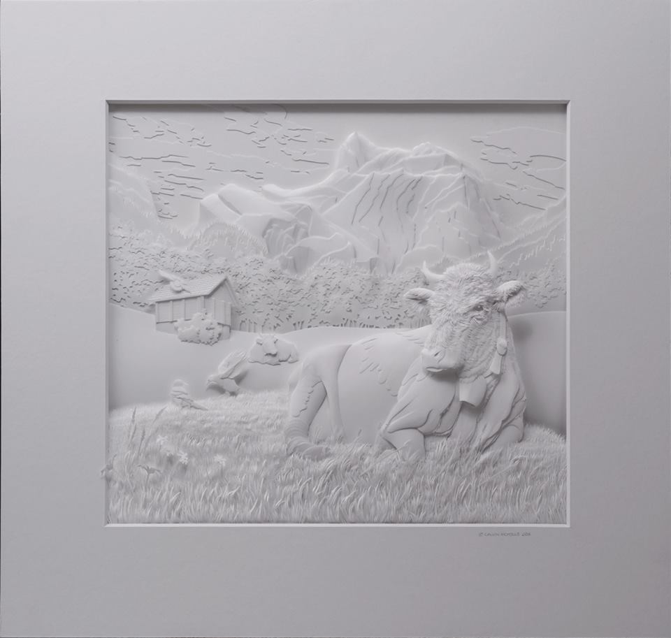 Amazingly Intricate Paper Sculptures Of Animals And Natural Landscapes By Calvin Nicholls 13