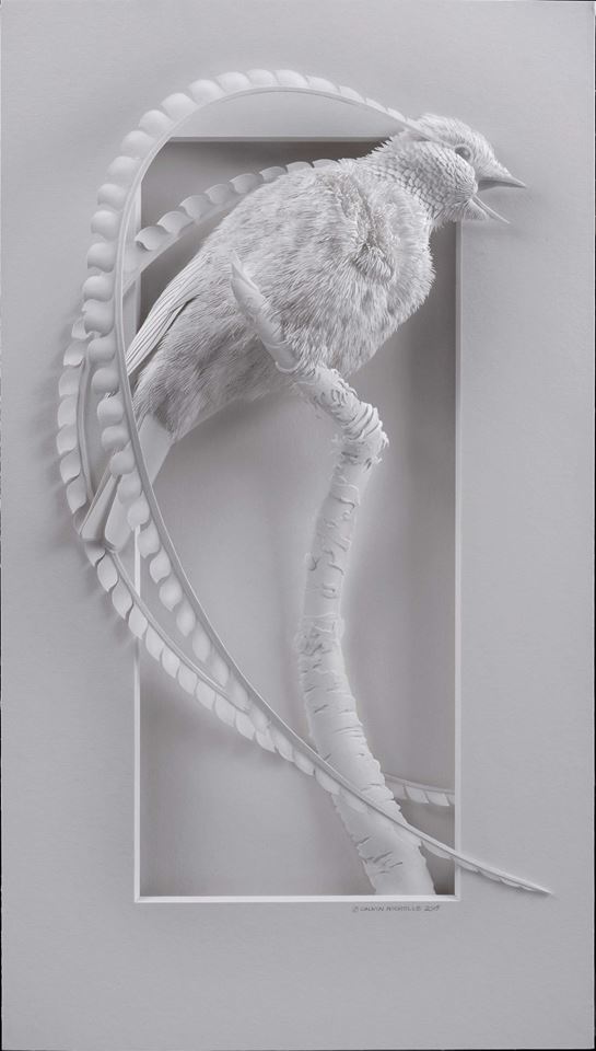 Amazingly Intricate Paper Sculptures Of Animals And Natural Landscapes By Calvin Nicholls 21