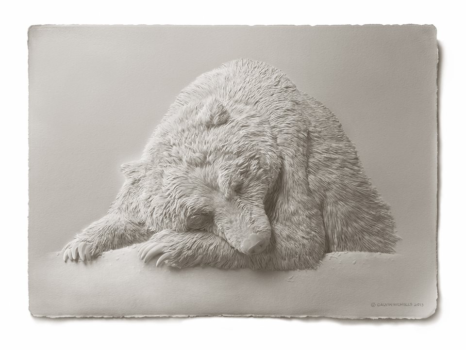 Amazingly Intricate Paper Sculptures Of Animals And Natural Landscapes By Calvin Nicholls 23