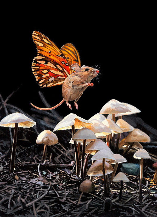 Astonishingly Photo Realistic Surreal Paintings Of Fauna And Flora By Lisa Ericson 10