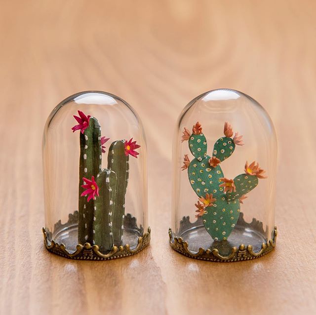 Cute Paper Plants In Miniature By Raya Sader Bujana 12