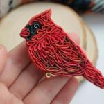 Gorgeous animal polymer clay jewelry with colorful patterns by Alisa Laryushkina