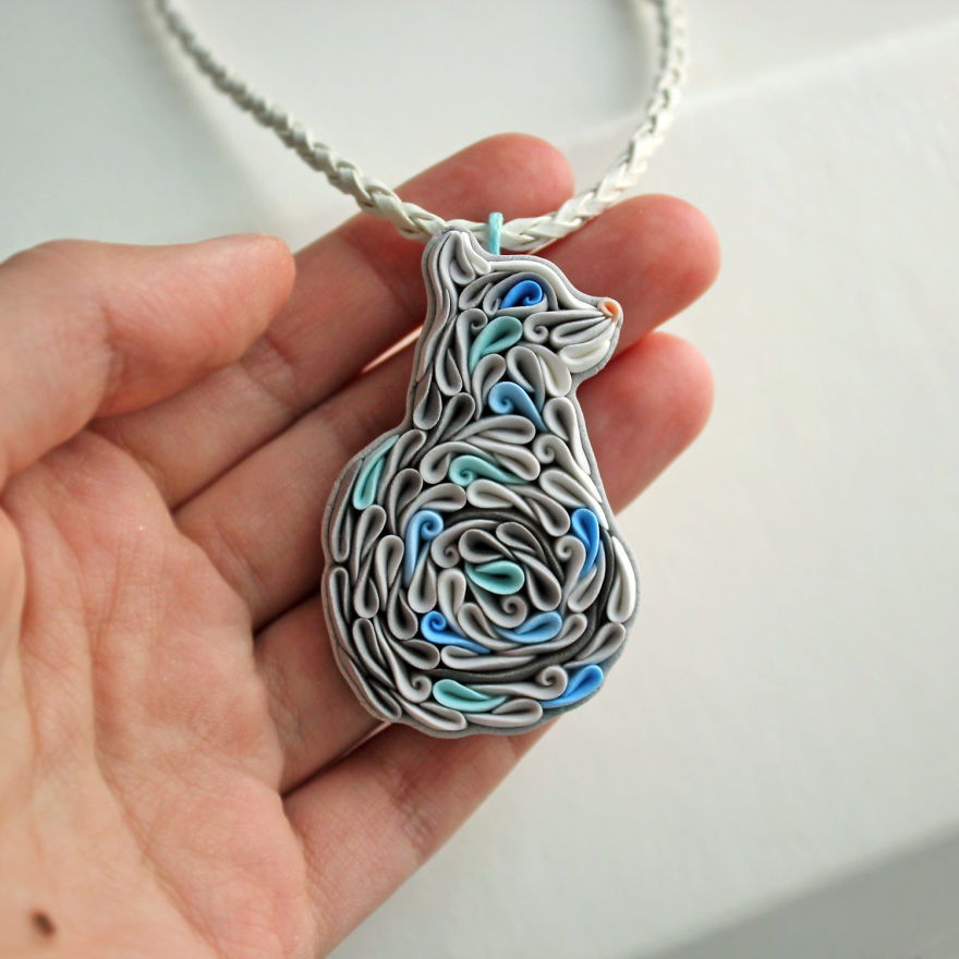 Gorgeous Animal Polymer Clay Jewelry Of With Colorful Patterns By Alisa Laryushkina 18