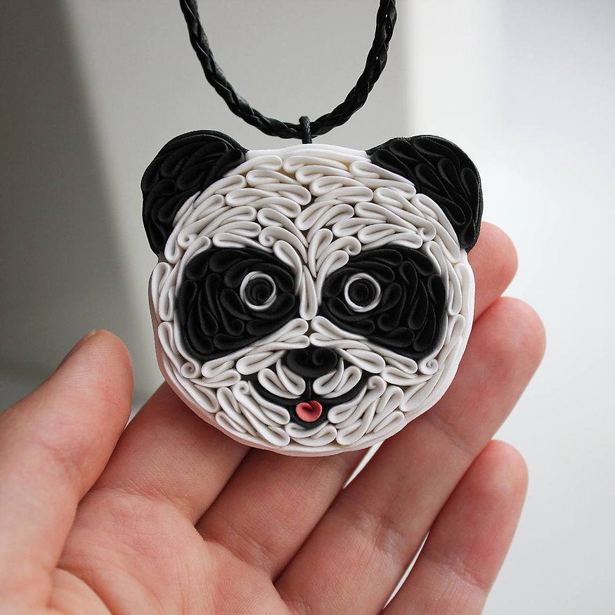 Gorgeous Animal Polymer Clay Jewelry Of With Colorful Patterns By Alisa Laryushkina 22