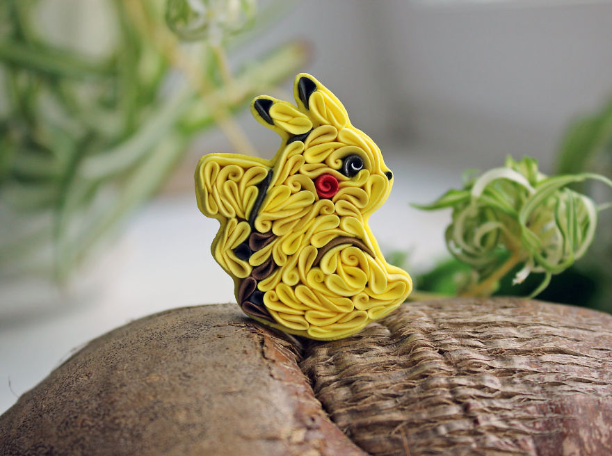 Gorgeous Animal Polymer Clay Jewelry Of With Colorful Patterns By Alisa Laryushkina 23