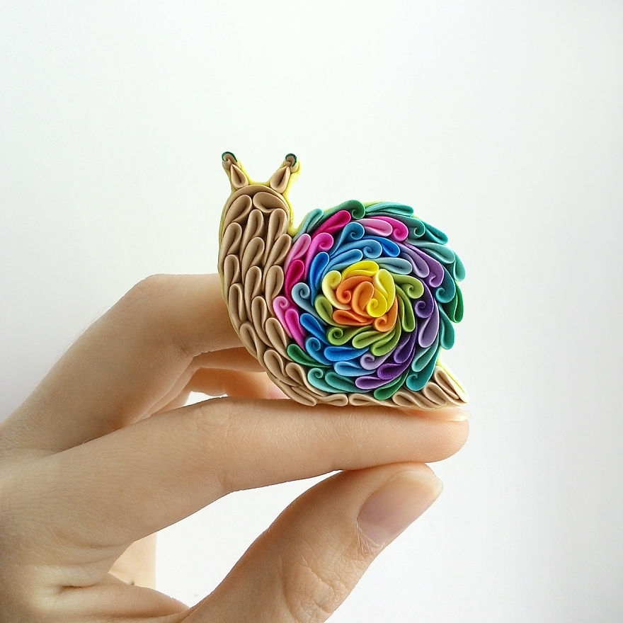 Gorgeous Animal Polymer Clay Jewelry Of With Colorful Patterns By Alisa Laryushkina 25