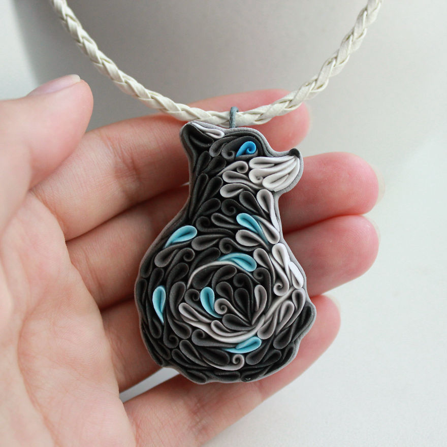 Gorgeous Animal Polymer Clay Jewelry Of With Colorful Patterns By Alisa Laryushkina 29