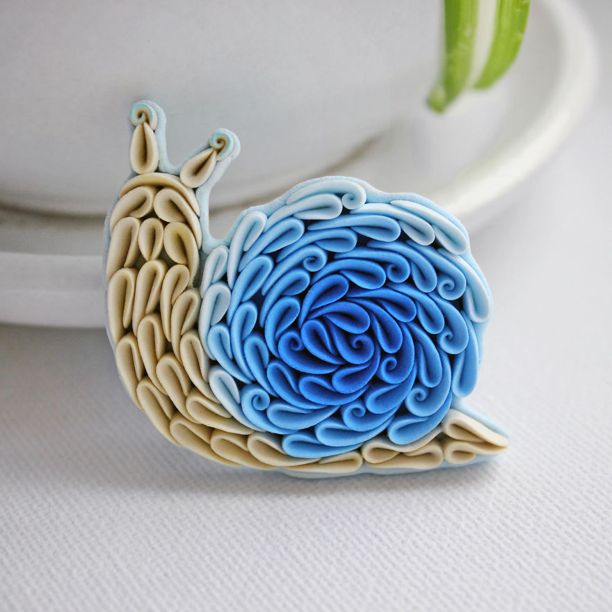 Gorgeous Animal Polymer Clay Jewelry Of With Colorful Patterns By Alisa Laryushkina 31