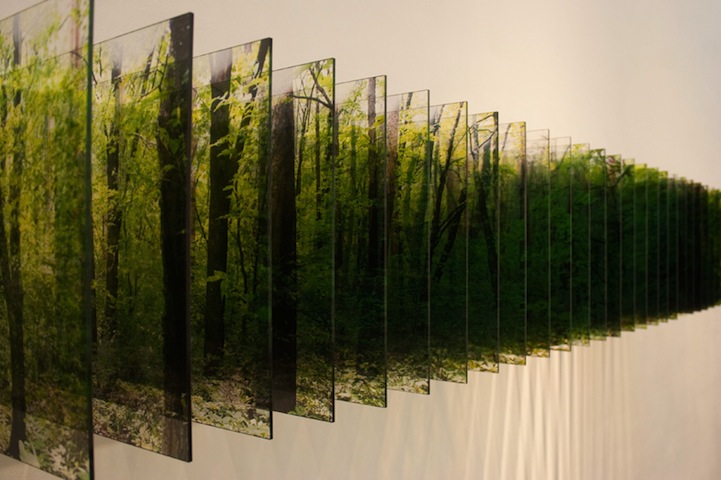 Layer Drawings Gorgeous Sculptures Of Three Dimensional Landscapes Formed With Layered Acrylic Photographs By Nobuhiro Nakanishi 2