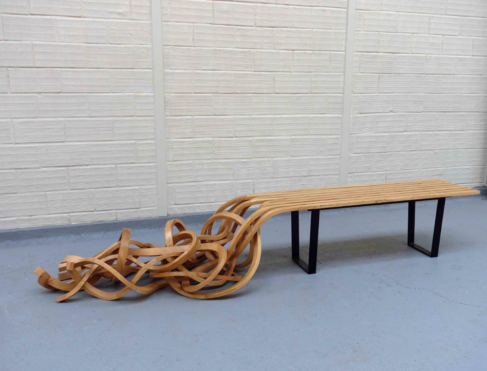Sculptural Twisted Spaghetti Like Benches By Pablo Reinoso 14