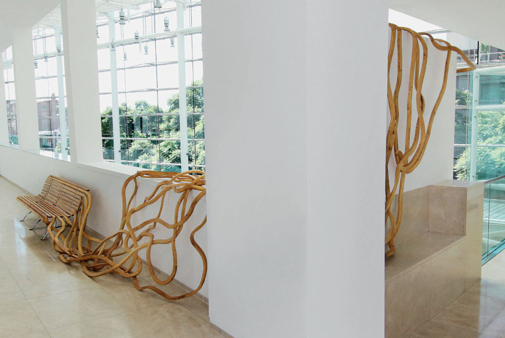 Sculptural Twisted Spaghetti Like Benches By Pablo Reinoso 16