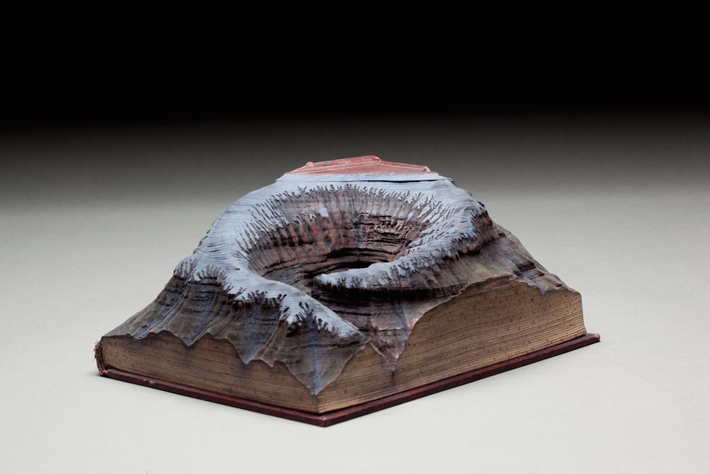 Artist Guy Laramee Turns Old Books Into Stunningly Natural Landscape Sculptures 1