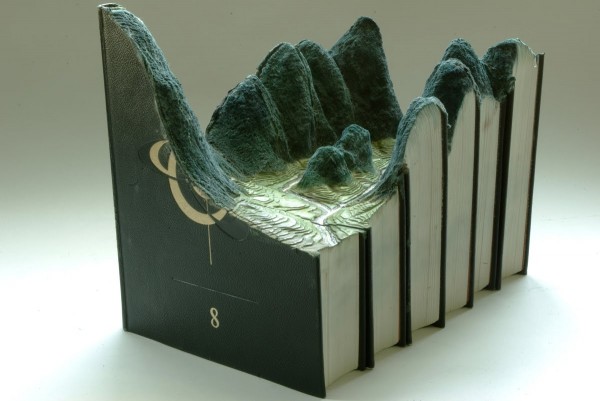 Artist Guy Laramee Turns Old Books Into Stunningly Natural Landscape Sculptures 33
