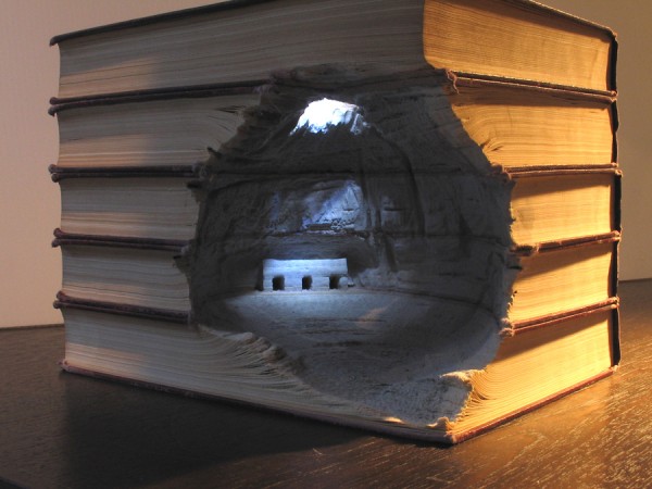 Artist Guy Laramee Turns Old Books Into Stunningly Natural Landscape Sculptures 36