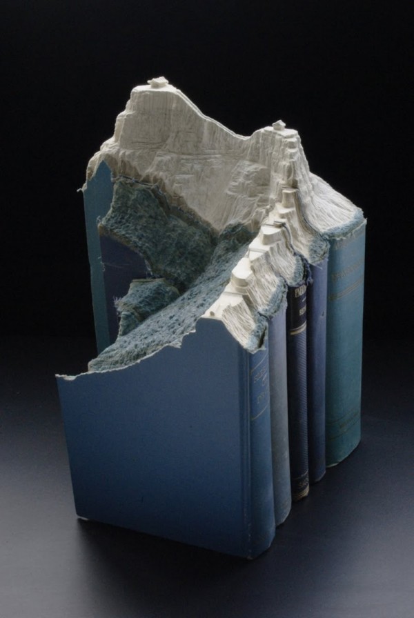Artist Guy Laramee Turns Old Books Into Stunningly Natural Landscape Sculptures 38