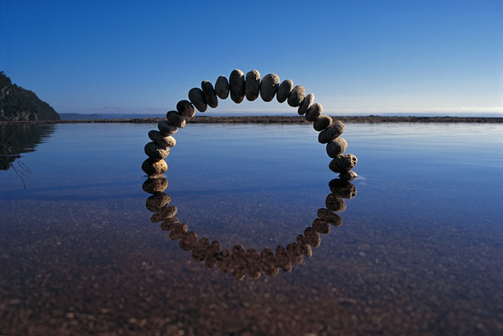 Environmental Art Interventions With Reflective Circle Sculptures By Martin Hill 3