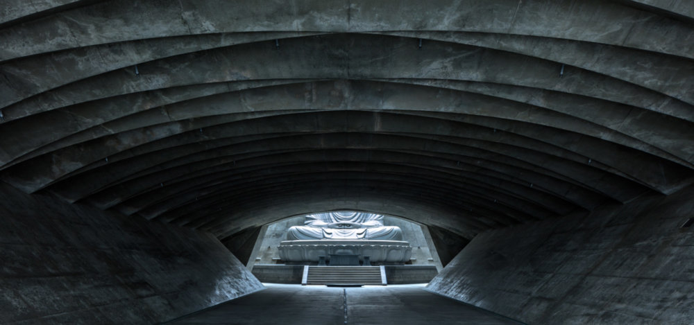 Extraordinary Underground Temple With A Giant Statue Of Buddha Inside By Tadao Ando 8