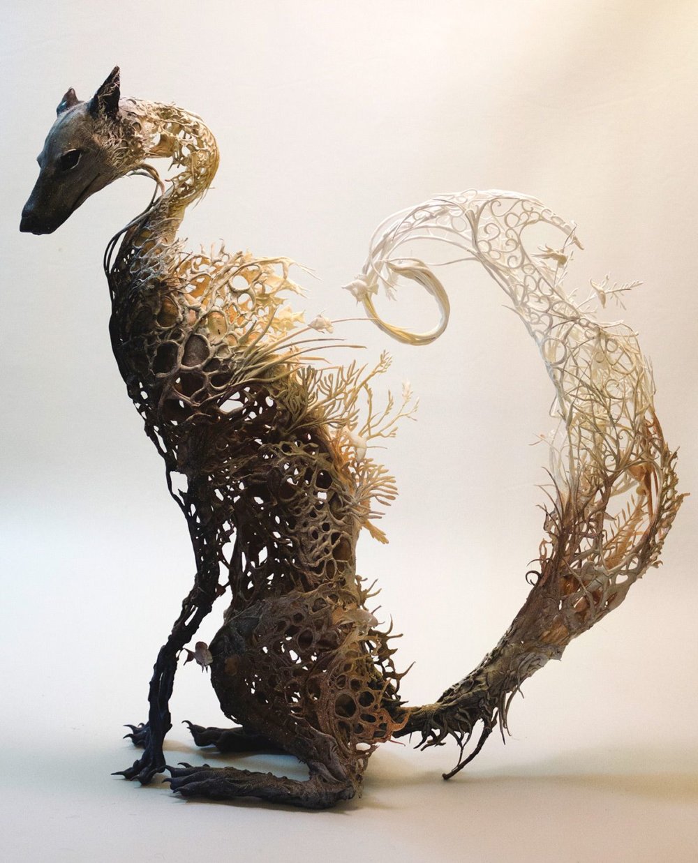 Lush And Surreal Sculptures Of Symbiotic Animals By Ellen Jewett 11