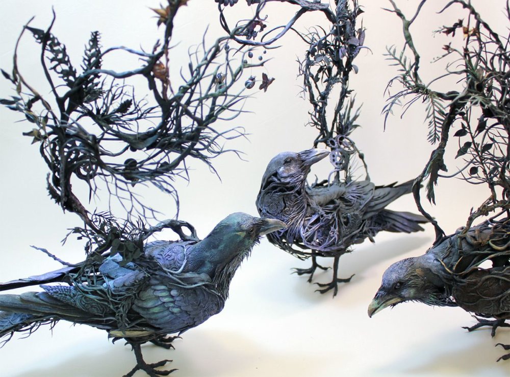 Lush And Surreal Sculptures Of Symbiotic Animals By Ellen Jewett 18