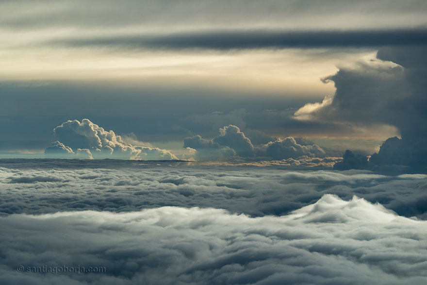 Astonishing Storm Photographs Taken From Cockpits By Pilot Santiago Borja 13